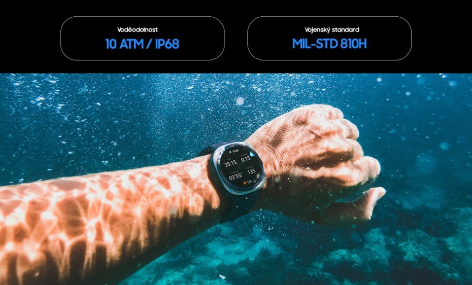 Samsung Galaxy Watch Ultra 2025 pro pobyt i ve vodě